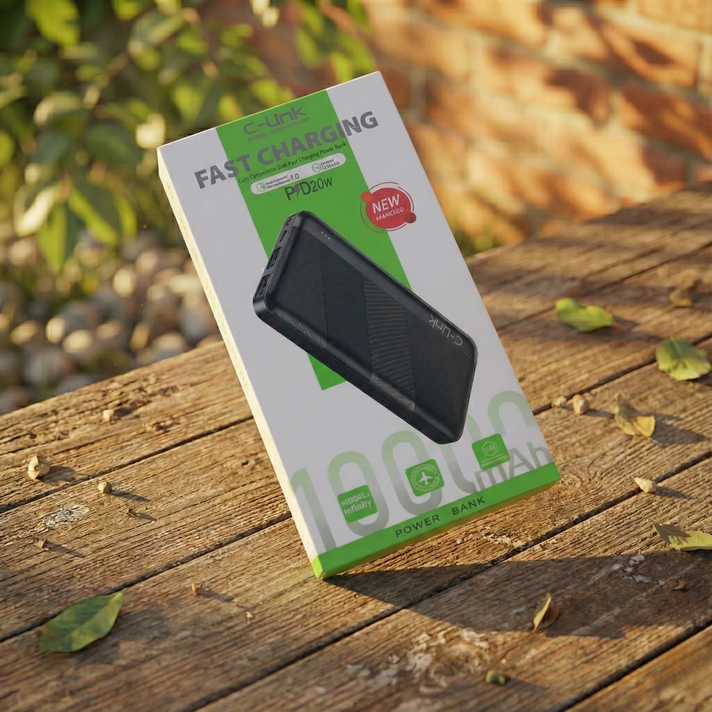 C-Link Infinity 10000mAh Power Bank – PD 20W Fast Charging & Wireless Support