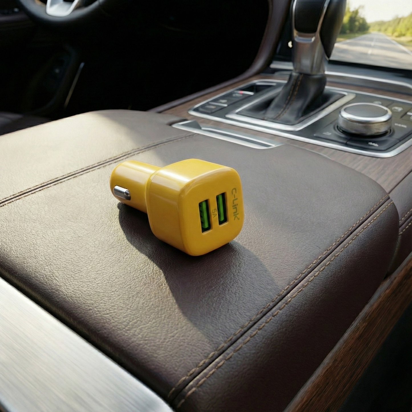 C-Link 20W Turbo Car Charger (R-007 Plus) – Fast Charging with RGB Light