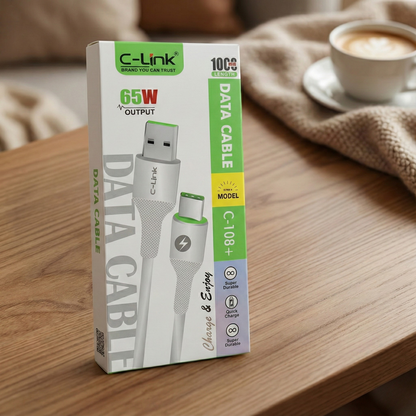 C-Link 65W Type-C Fast Charging Cable (C-108+)
