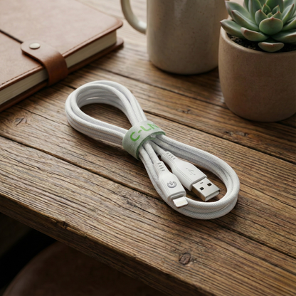 C-Link CL-113 66W Fast iPhone Charging Cable – Smart Color-Changing LED