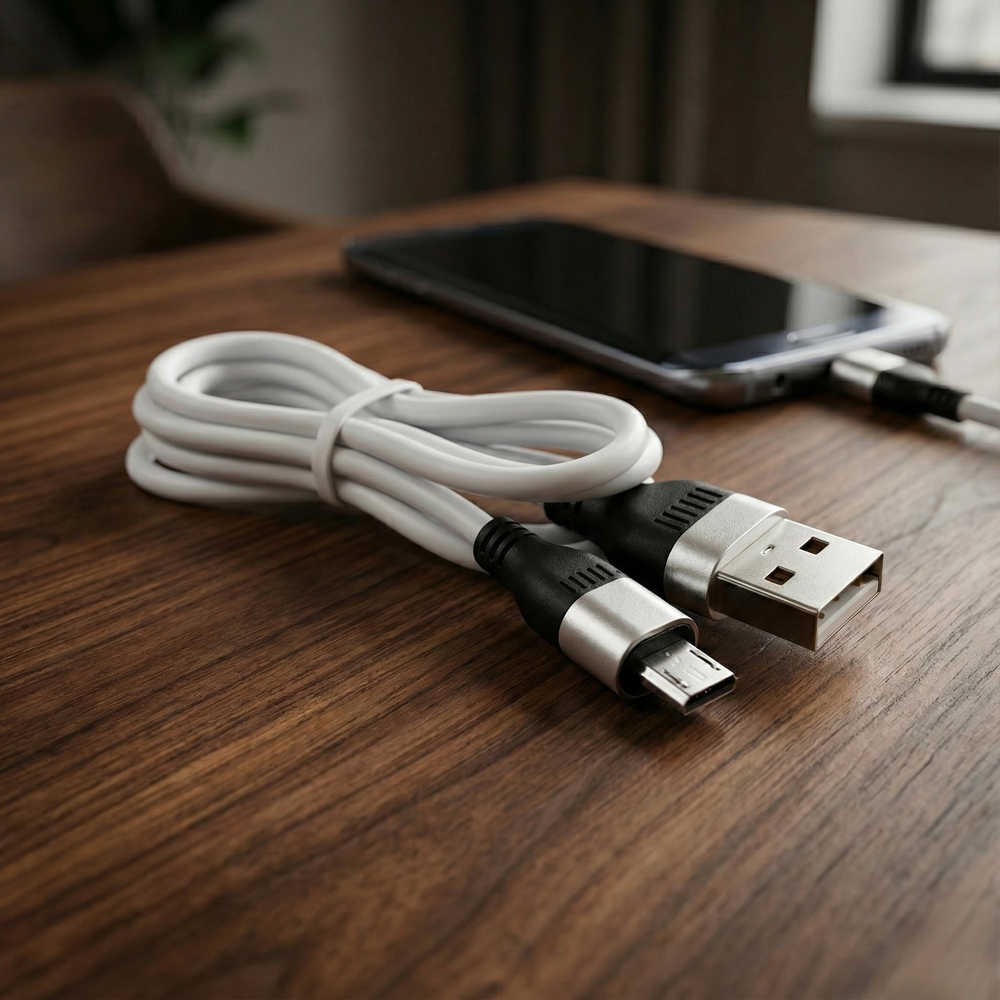 C-Link 60W Fast Charging Data Cable – Micro USB (EVE V8) with LED