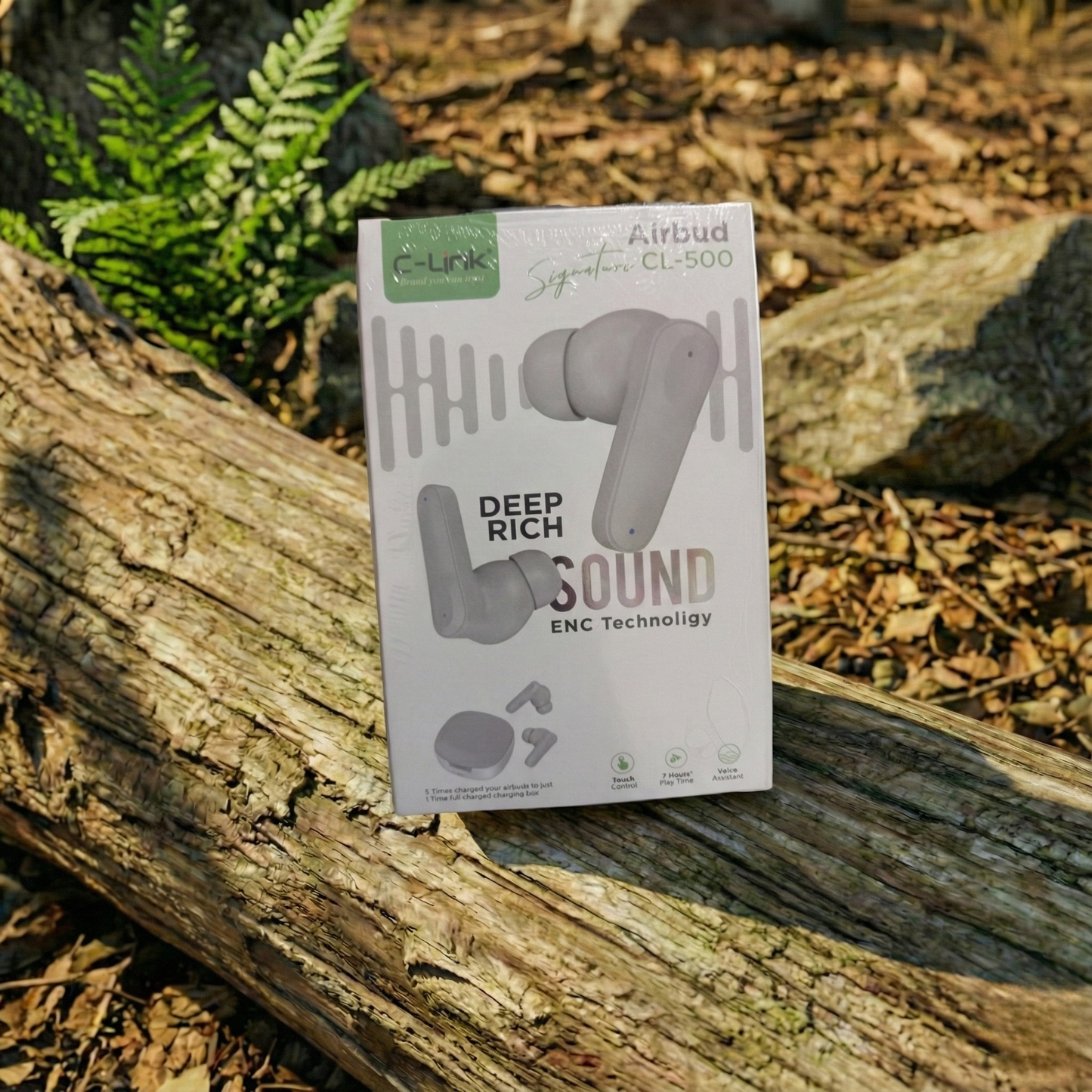 C-Link CL-500 Wireless Airbuds with ENC &amp; 7-Hour Playtime