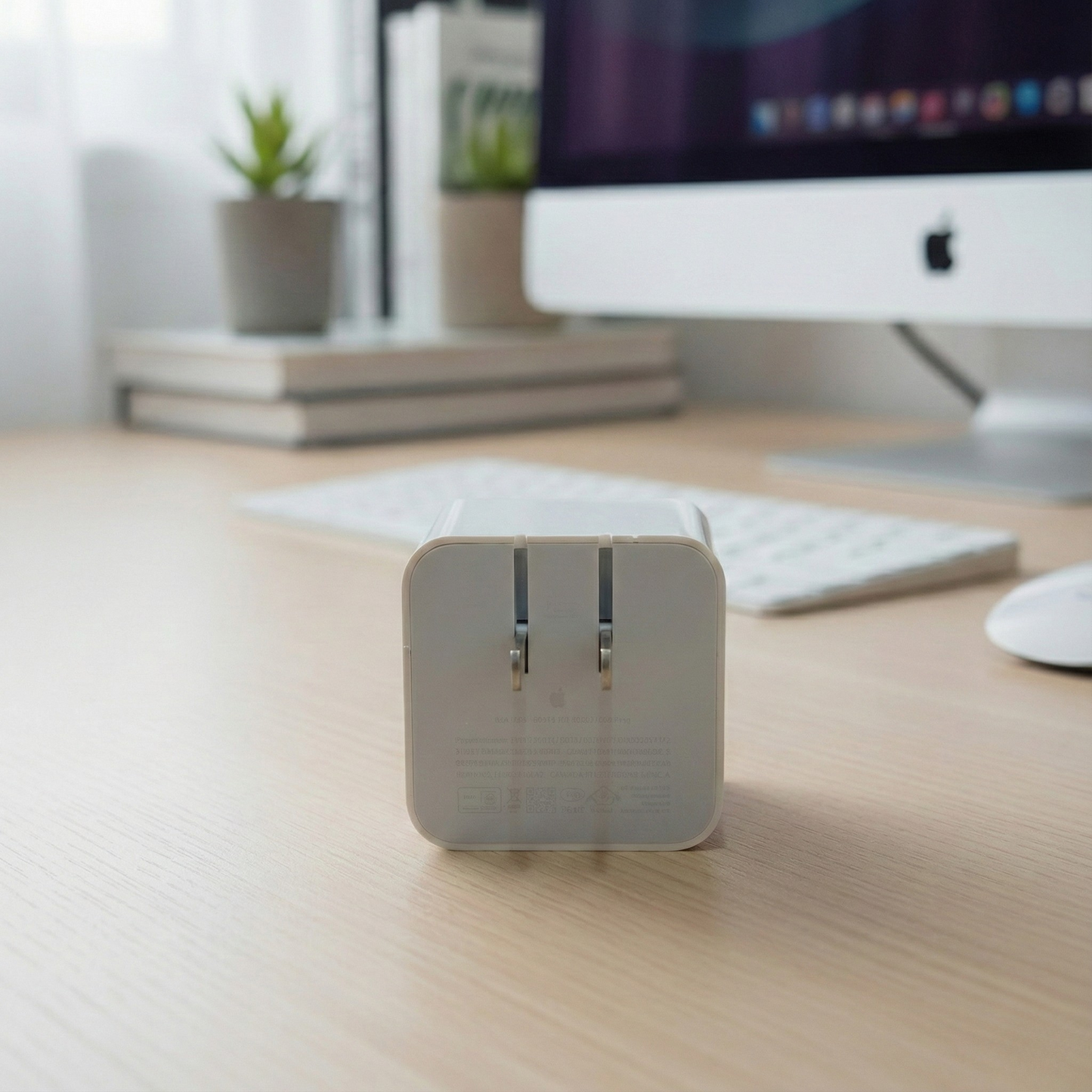 20W Dual USB-C Power Adapter – Apple-Compatible Fast Charger